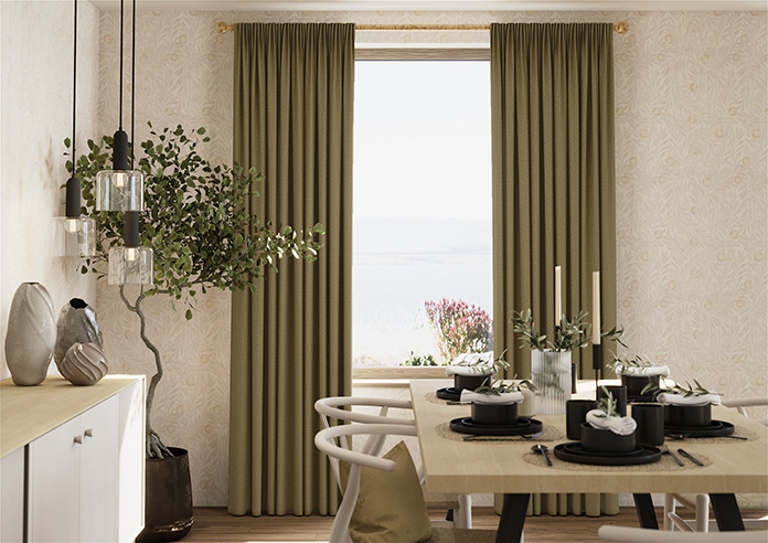 Carina, Ochre - Made to Measure Curtains - Image 3